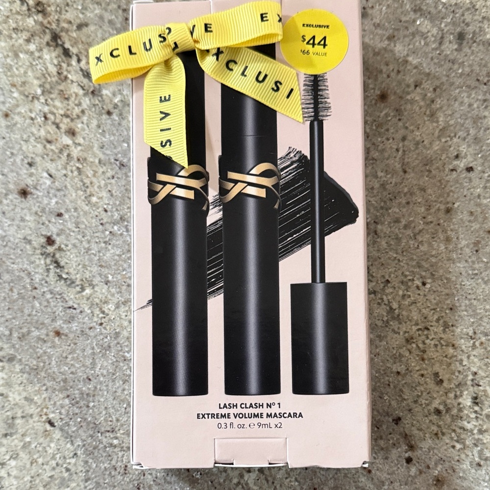 Yves Saint Laurent Lash Clash No. 1 Extreme Volume Mascara - Black -Two Pack